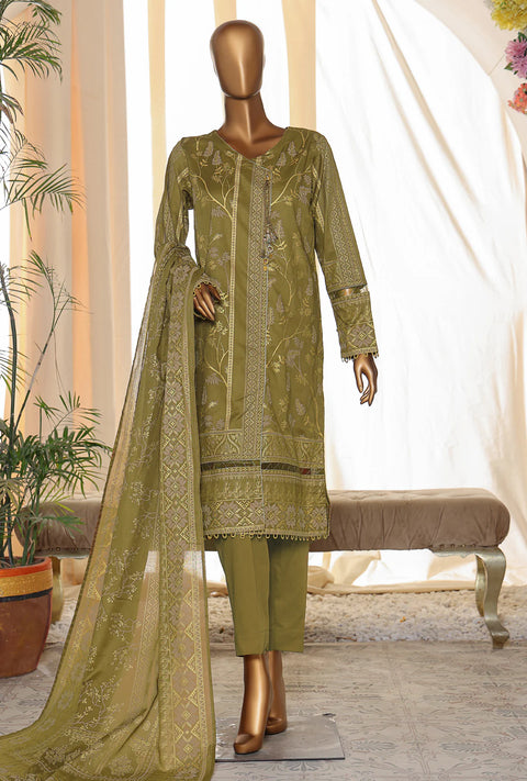 3 Piece Unstitched - Exclusive Printed Suit - EPS-23