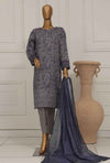 3 Piece Unstitched - Asasa Premium Embroidered Suit- AEL-257