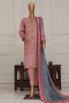 3 Piece Unstitched - Asasa Premium Embroidered Suit- AEL-261